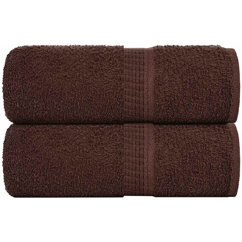 vidaXL Ručnici za goste FROGN 2 kom. Smeđi 30x50 cm 360 g/m² - Smeđa 30 x 50 cm 2 Cene