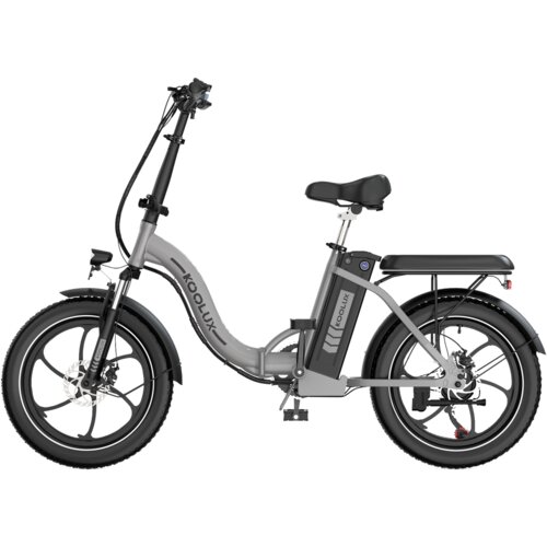 Koolux Zložljivo mestno električno kolo BK6S 4.0, 48V 13Ah, doseg 45-90 km, srebrna, (5000009093) Slike