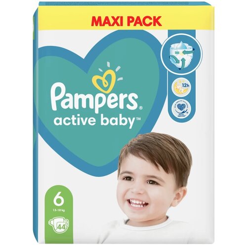 Pampers pelene active baby 6 44/1 Slike