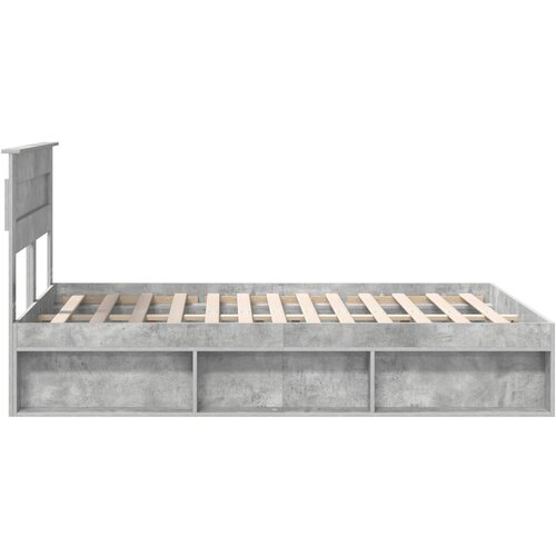  Krevetna konstrukcija Jednobojno Betonska siva 150 x 200 cm Slike