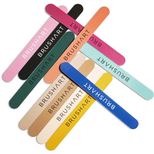 BrushArt Accessories Nail file set set pilic odtenek Beige 3 kos Slike