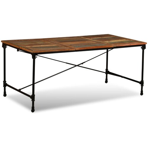 Maison Chic Jedilna miza - Kuhinjska miza - Jedilni stol trden predelan les 180 cm, (21714944) Slike