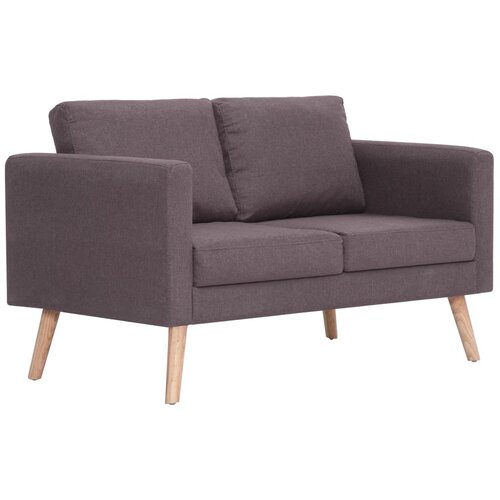 Maison Chic kavč - Sofa - Kanape dvosed iz blaga taupe, (21726707) Cene