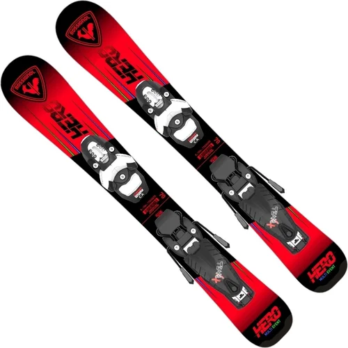 Rossignol Hero Pro Pre-Drilled + Team 4 GW Set 80 cm Skije