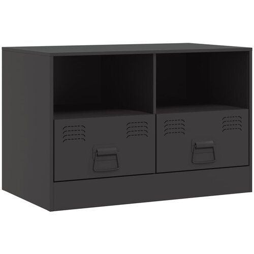 Maison Chic TV omarica - TV enota - Televizijska omarica črna 67x39x44 cm jeklo, (21701507) Cene