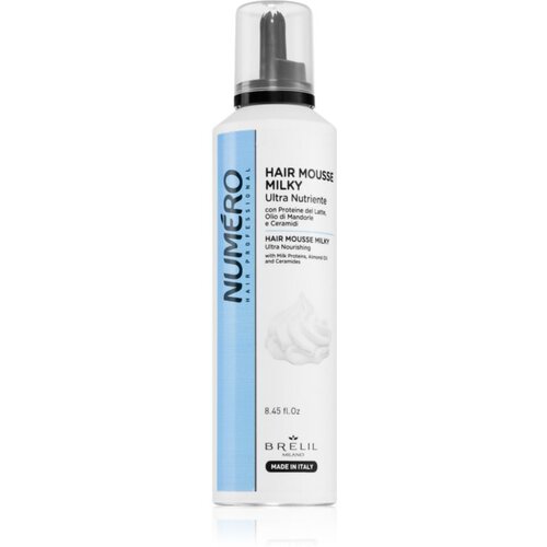 Brelil Numéro Milky Ultra Nutriente Hair Mousse pjena za sve tipove kose 250 ml Cijene