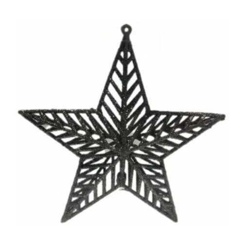 Vesela kuća novogodišnji ukras vrh srebrna zvezda 18 cm/ 126016 Cene