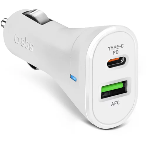 Sbs Car Charger weiss 20W