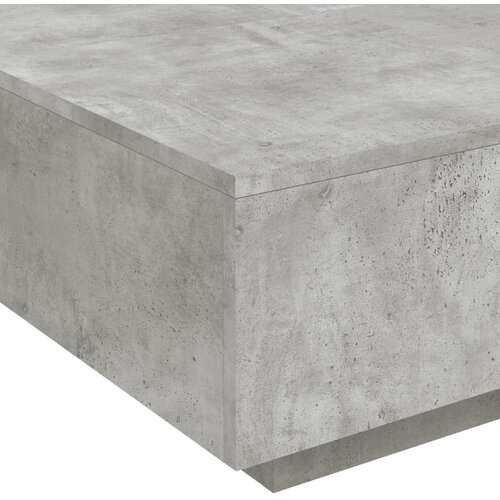  Stolić za kavu s LED svjetlima sivi boja betona 80x80x31 cm Slike
