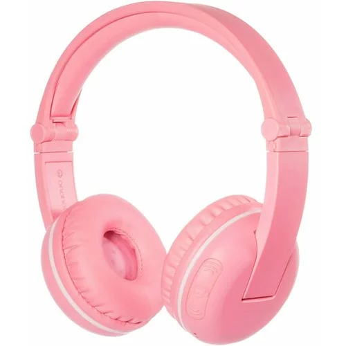 Buddyphones brezžične naglavne slušalke z mikrofonom PLAY roza