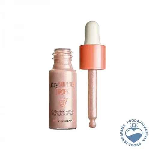 Clarins My Shimmer Drops highlighter (01 Pinky Shine) 12.5ml