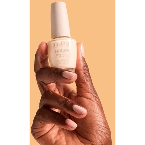 OPI Nature Strong Nails&amp;amp;Skin lak za nohte veganski odtenek Cauliflower Power 15 ml Slike