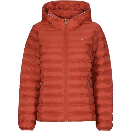 Tommy Hilfiger LW PADDED GLOBAL STRIPE JACKET Crvena Cijene
