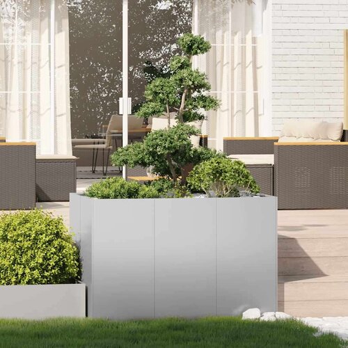 VidaXL Sadilica 120x80x80 cm od pocinčanog čelika Slike