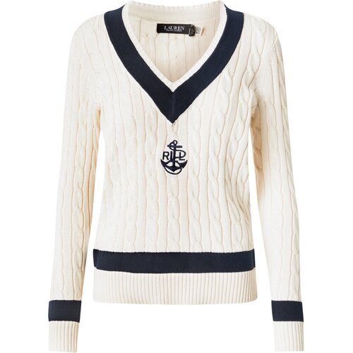 Polo Ralph Lauren Pulover &amp;#039;MEREN&amp;#039; boja pijeska / morsko plava Slike