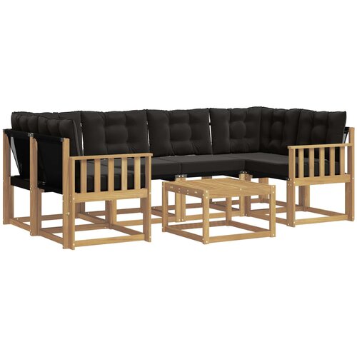vidaXL Zunanja garnitura za sedenje z blazino 7 pcs, (5000270902) Cene