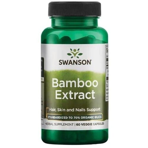 Swanson Izvleček bambusa 300 mg (60 kapsul) Cene