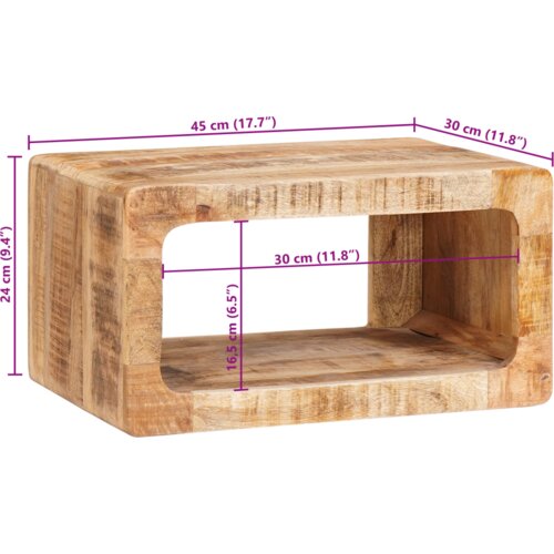 vidaXL Noćni ormarići Čvrsto drvo manga Cijene