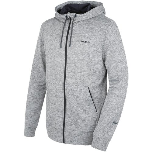 Husky Men's hooded sweatshirt Alony M dark. grey Slike