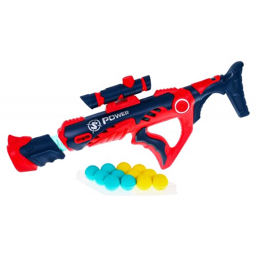  Igrača pi&amp;scaron;tolj za igro z mehkimi kroglicami Mega Pistol - rdeča Slike