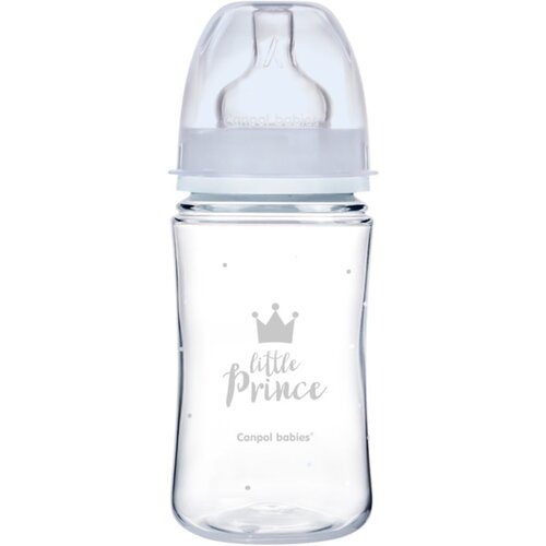 Canpol Royal Baby bočica za bebe 3m+ Blue 240 ml Cijene