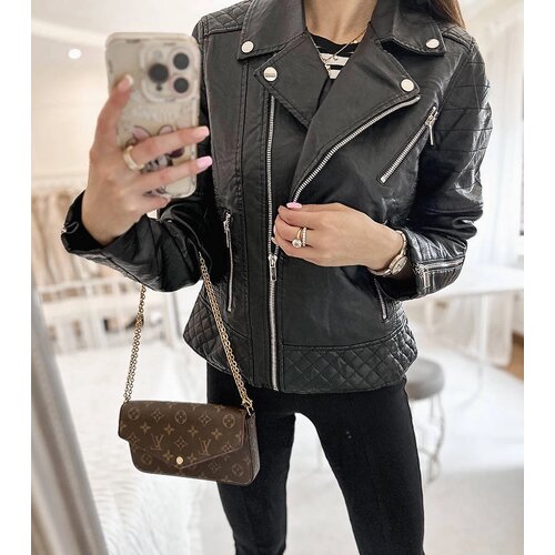 Gemre Black Masson biker jacket Slike