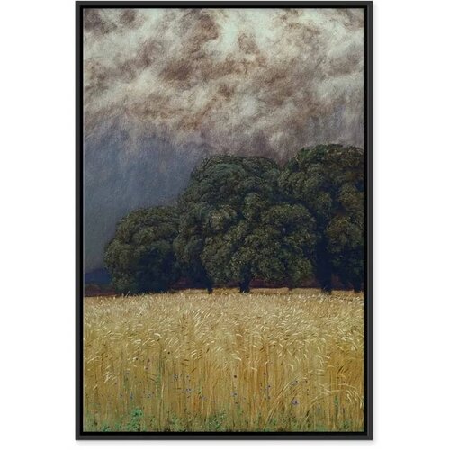  Slika - Hans Thoma &amp;ndash; Calm Before the Storm 80x120 U crnom drvenom okviru Slike