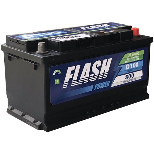 FLASH POWER akumulator 12V 100Ah 800A desno+ Slike