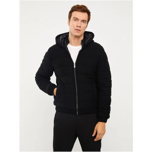 LC Waikiki Men's Slim Fit Hooded Knitwear Coat