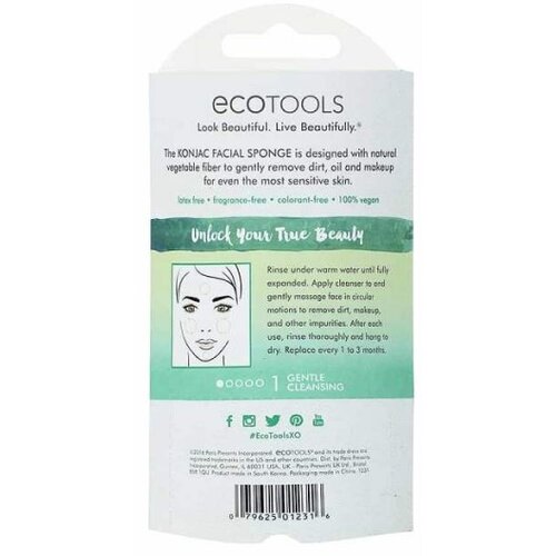 Ecotools Sunđer za dubinsko či&amp;scaron;ćenje lica - za nežnu kožu Slike
