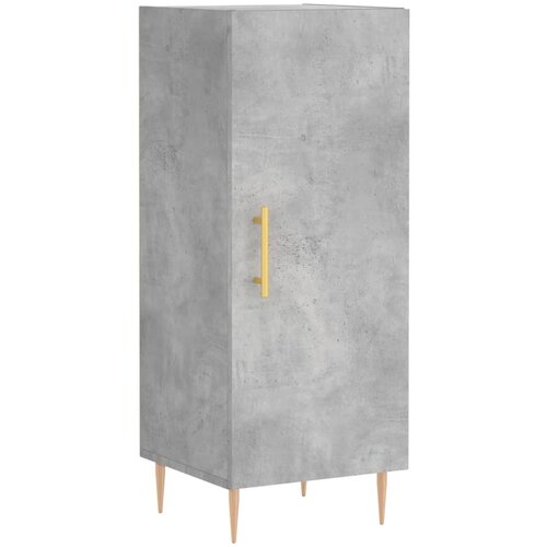 Maison Chic Komoda - Predalnik betonsko siva 34,5x34x90 cm inženirski les, (21717154) Slike