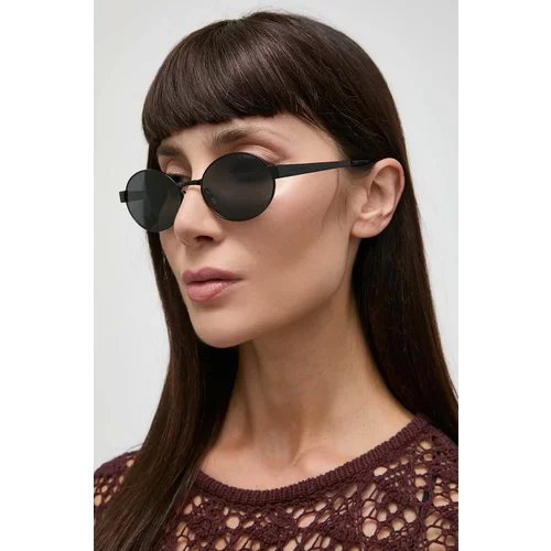 Saint Laurent Sončna očala ženska, črna barva, SL 692