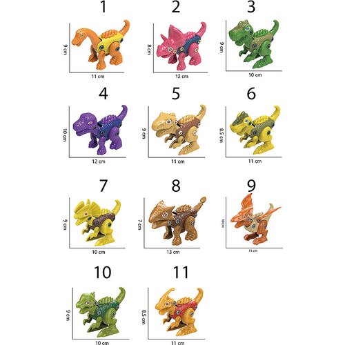  Dinozavri za sestavljanje v kletki Model 02 Cene