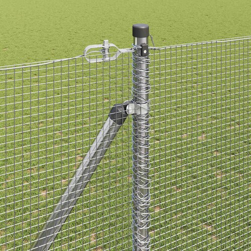  Zavareno žičano ograđivanje s bodljama 10 x 1,6 m Srebrna Mreža Slike