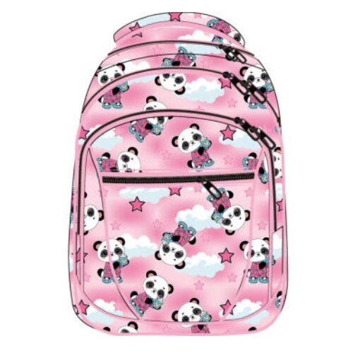 Octopus &Scaron;kolski Ranac Oby2634 Marshmallow Panda 28x13x39cm roze Cene