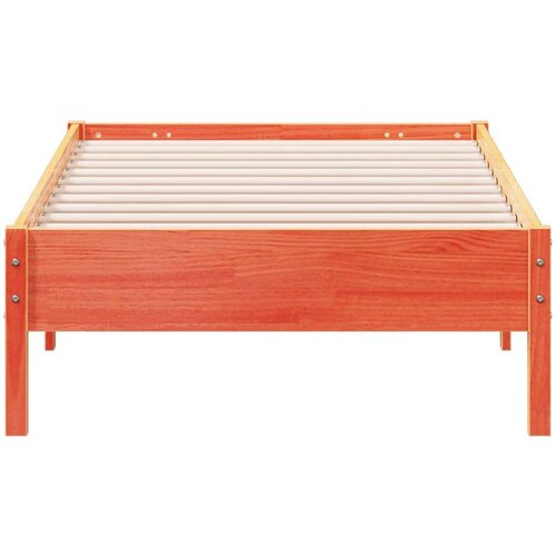 vidaXL Okvir kreveta voštano smeđi 75 x 190 cm od masivne borovine Cene