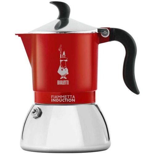  Talijanska Moka za Kavu Bialetti FIAMMETTA INDUCTI Crvena Aluminij 4 Tasītes Cijene