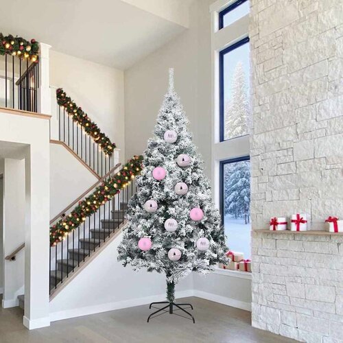 vidaXL Set Božićnih Ukrasnih Kuglica 4 pcs Ružičasta Cijene