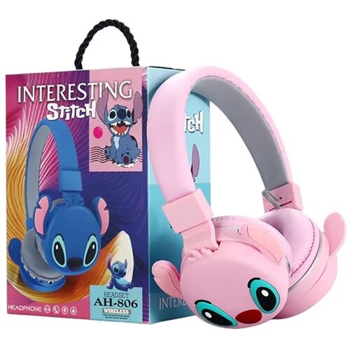  stitch bluetooth slu&amp;scaron;alice za decu - plave i roze roza Slike