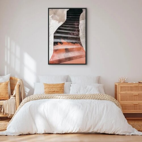  Slika - Next Step (1 Part) Vertical 80x120 U crnom drvenom okviru Cene