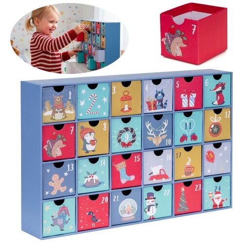  Ca1507 adventski kalendar 39 x 7 x 25 cm Slike