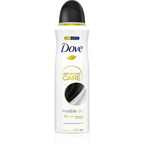 Dove Advanced Care Invisible Dry antiperspirant u spreju 72h White Freesia & Violet Flower 200 ml