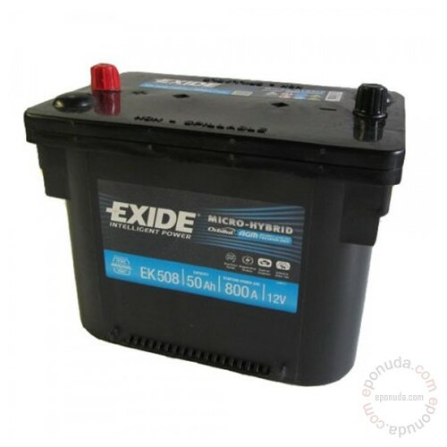 Exide EK508 12V 50Ah akumulator Slike