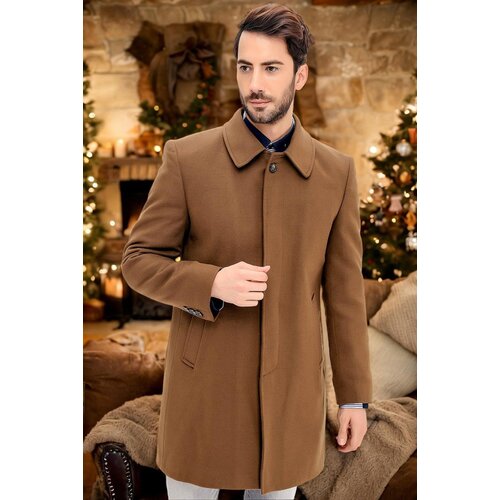 Dewberry PLT8365 MEN'S COAT-STRAIGHT CAMEL Cijene