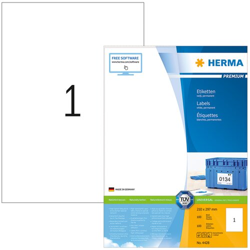 Herma Samolepilne etikete Superprint 4428, (210 x 297 mm), 100/1 (3478) Cene