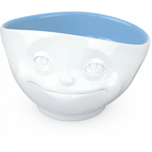 58products Belo-modra porcelanasta skleda