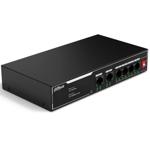 Dahua 6-Port Unmanaged Gigabit PoE Switch with 4-Port PoE Cijene