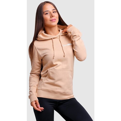 GymBeam ženski duks PRO Hoodie Sand Cene