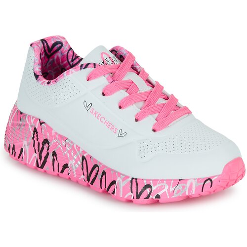 Skechers Nizke superge JGOLDCROWN: UNO LITE - LOVELY LUV Bela Slike