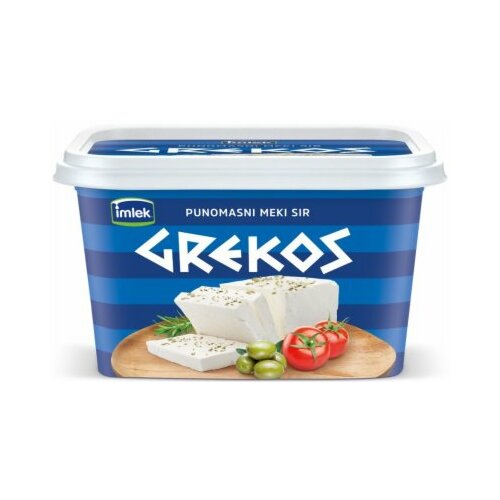 Mlekara Subotica Grekos punomasni meki Beli sir u salamuri 500g kutija Slike